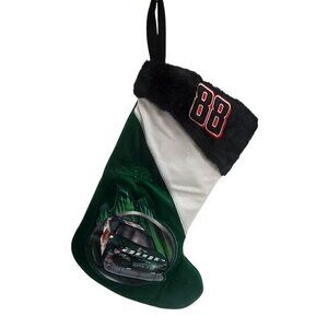 Dale Earnhardt Jr 88 amp energy green stocking NASCAR Christmas vintage